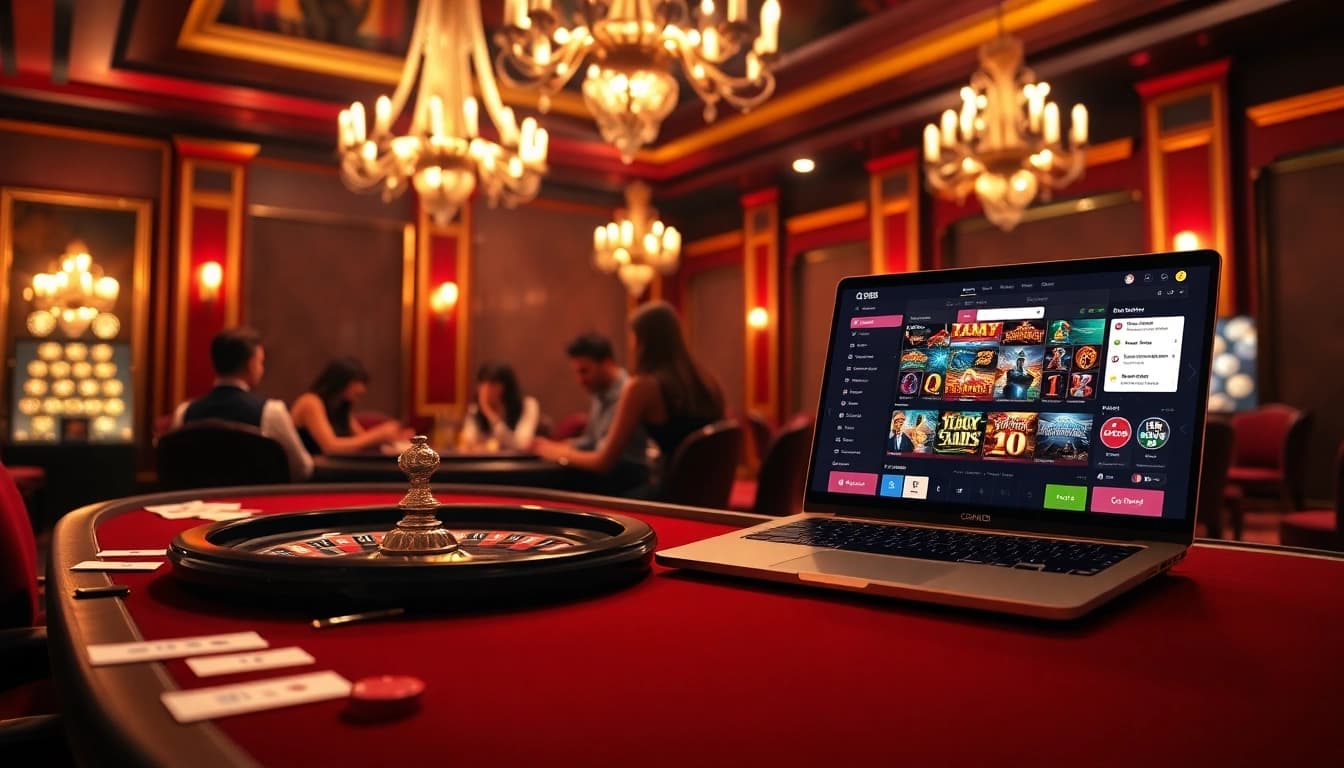 Engage in thrilling casino games at QQ88 Today with cards and chips on an elegant table.