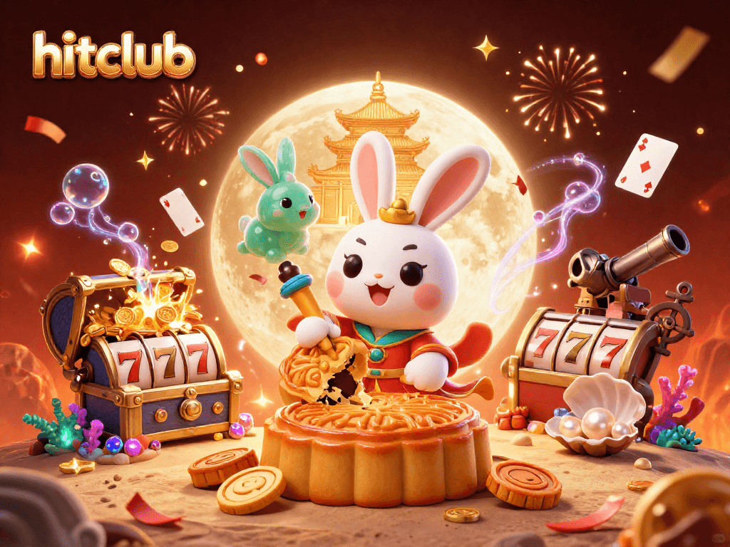 Experience the excitement at hitclub with vibrant 3D casino elements and characters bringing games to life.