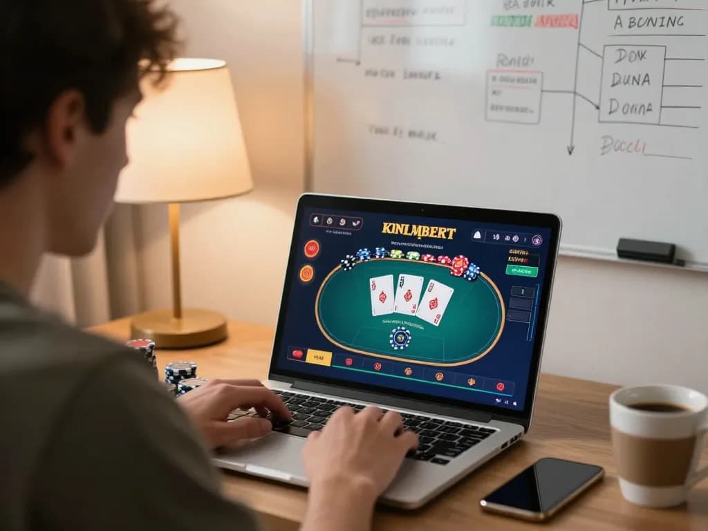 Engage in exciting online poker gameplay with UG88 interface showcasing betting and strategy.