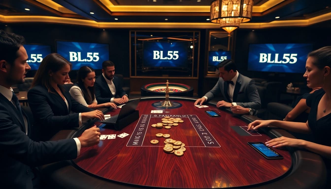 Experience thrilling betting at BL555 casino with luxurious tables and exciting gameplay.