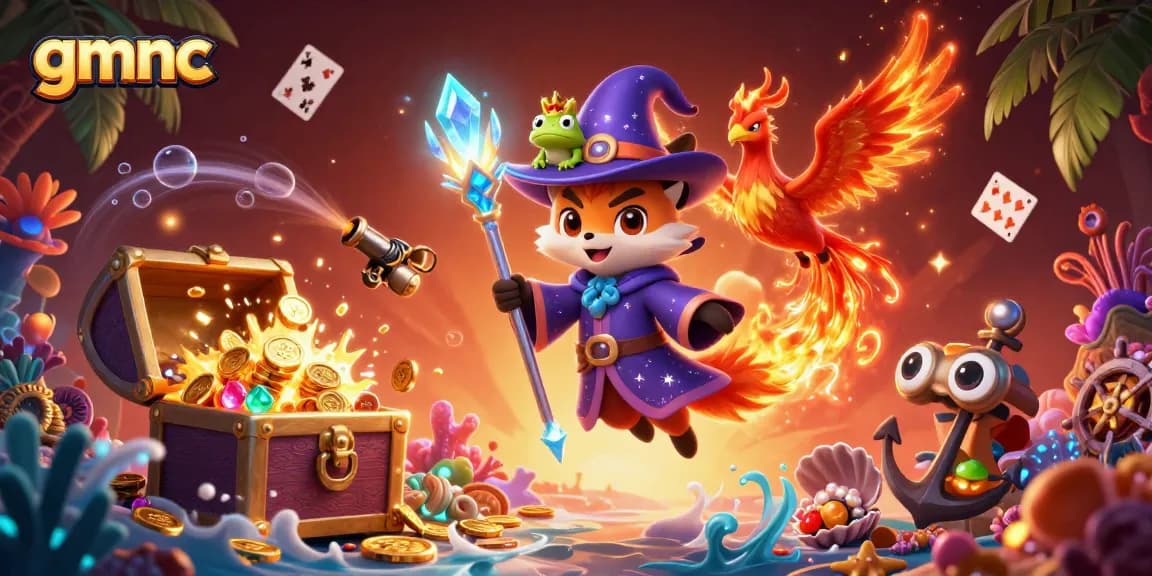 Experience thrilling fun at gmnc with a vibrant 3D cartoon casino adventure featuring engaging magical characters.