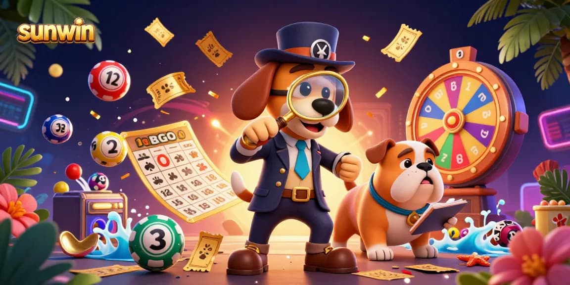 Engage in immersive play at sunwin with dynamic lottery games, colorful elements, and captivating characters.