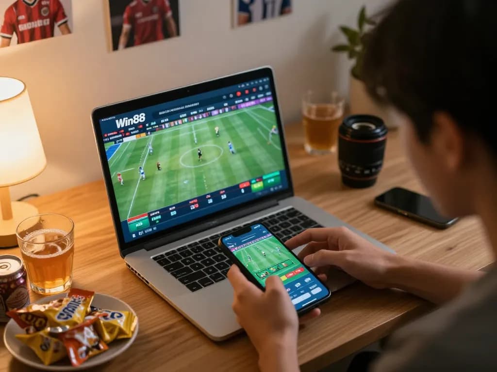 Join the excitement of Win88 sports betting with strategic analysis in a cozy setting.