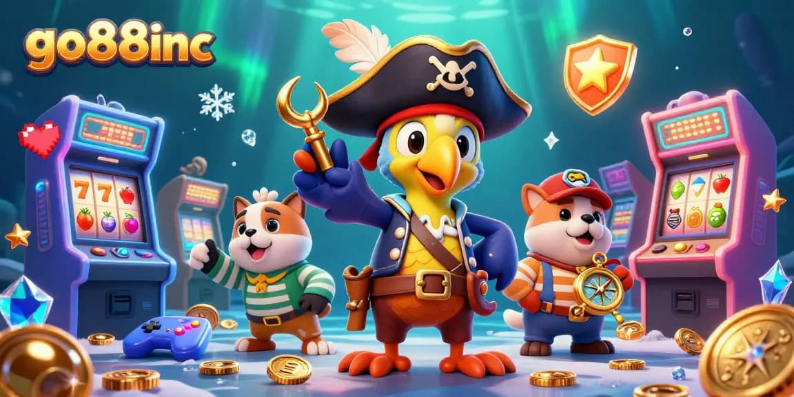 Engage in exciting gameplay at go88inc, featuring colorful 3D slots and vibrant casino characters.