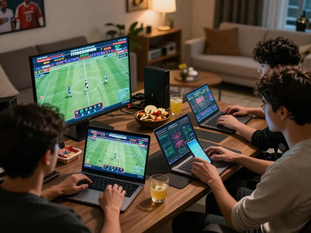 Place your bets with bcx88 on an exciting live sports betting night at home.