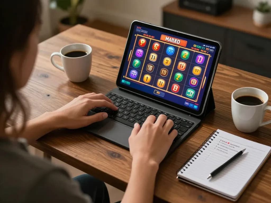 Join the excitement of tic88 online gaming with a thrilling tablet slot game setup at home