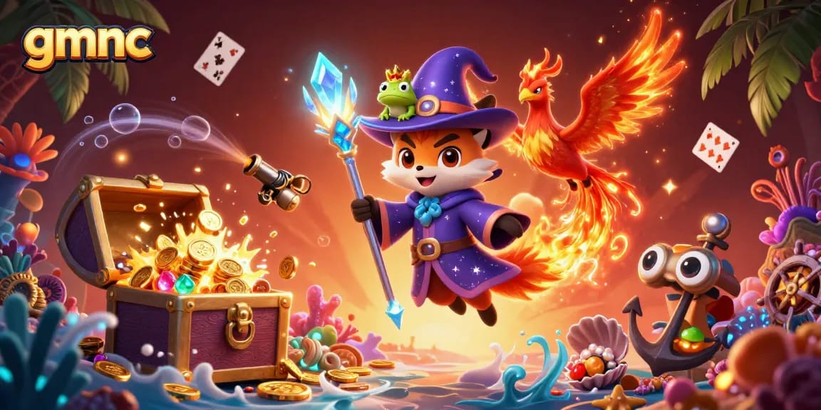 Experience thrilling fun at gmnc with a vibrant 3D cartoon casino adventure featuring engaging magical characters.