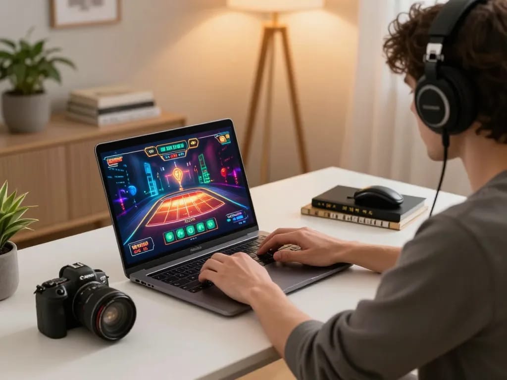 Engage in online casino gaming at 789WINCOM TOWN with a stylish setup for winning strategies.