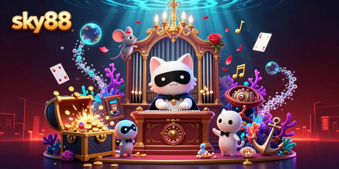 Engage in thrilling games at sky88 with dynamic casino elements and enchanted characters.