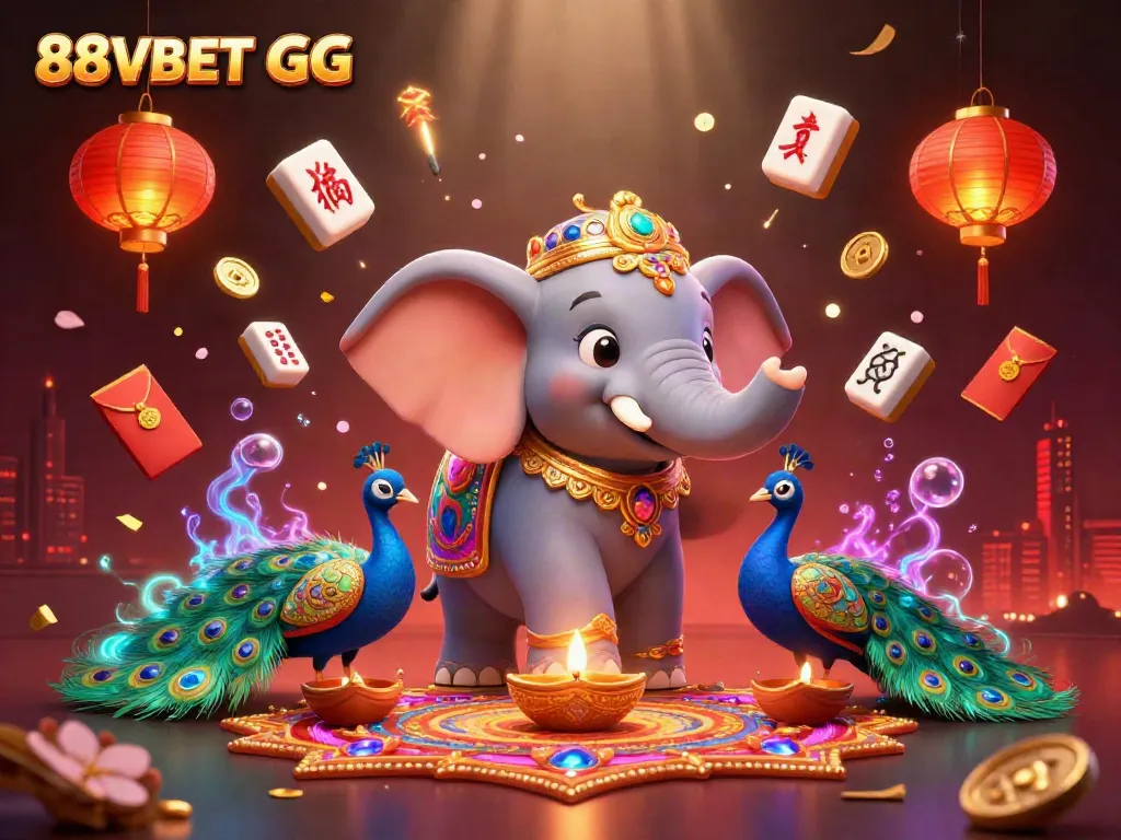 Experience the vibrant world of 88VBET GG with immersive casino-themed illustrations and vibrant lights.