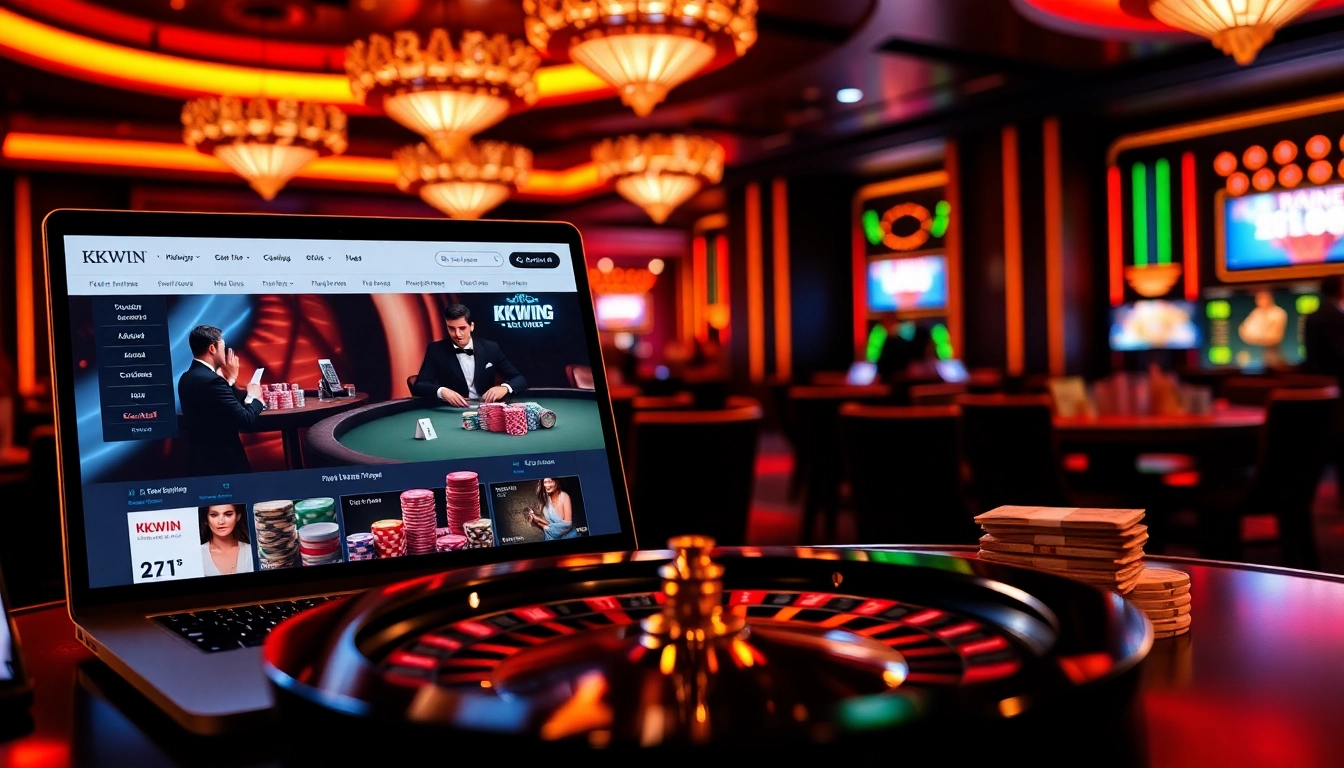 Experience the excitement of kkwin with a stunning casino environment and thrilling games.