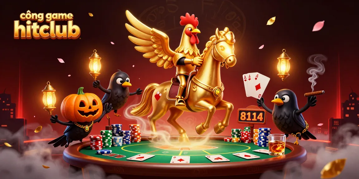 Experience exciting gameplay at cổng game hitclub with a vivid 3D casino scene featuring vibrant characters and dynamic atmosphere.