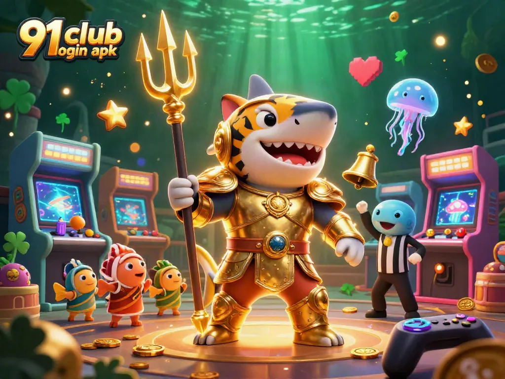 Experience the thrill of 91 club login apk in this vibrant underwater gaming arena.