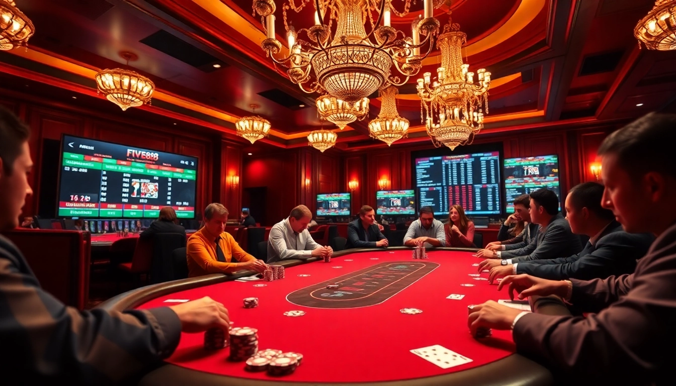 Experience the excitement at https://five88.za.com/ with high-stakes poker games and vibrant casino ambiance.