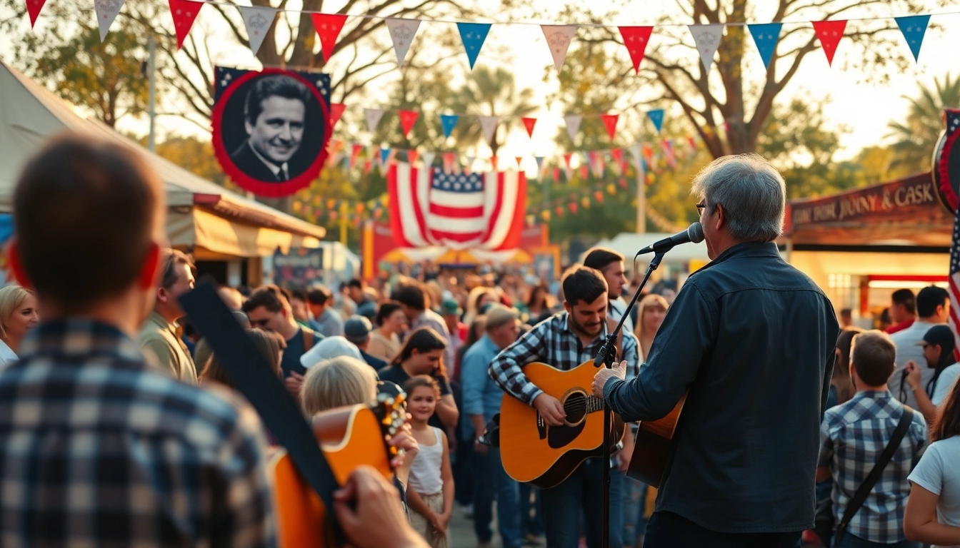 JohnnyCashBirthday.com celebration event showcasing vibrant festivities for Johnny Cash’s birthday.