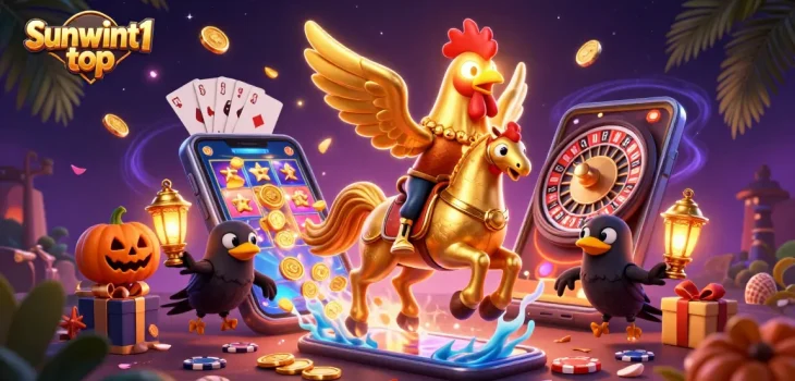 Experience thrilling gaming with sunwint1 top as fortune unfolds in a vibrant casino night.